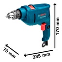 TALADRO PERCUTOR REV. 450W 10MM GSB 450 BOSCH - 06011B50H0