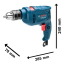 TALADRO PERCUTOR REV. 550W 13MM GSB 550 BOSCH - 06011B60H0