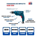 TALADRO PERCUTOR REV. 550W 13MM GSB 550 BOSCH - 06011B60H0