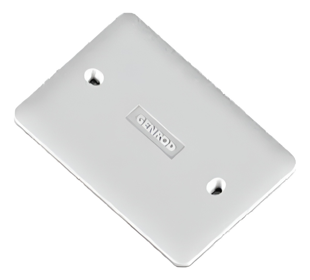 TAPA CIEGA P/CAJA RECTANGULAR GENROD - 021410