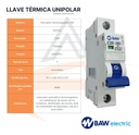 TERMICA 1X20A 4,5KA CURVA C BAW - K41C20