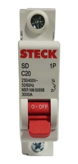 TERMICA 1X6A C 3KA STECK - SDD61C06