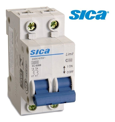 TERMICA 2X10A 3KA CURVA C SICA - 782210