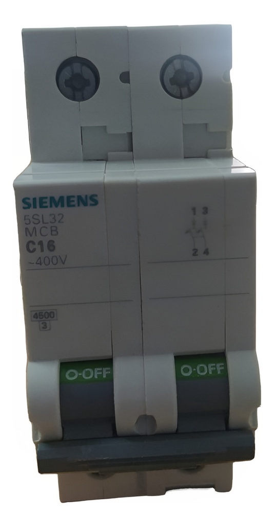 TERMICA 2X16A 4,5KA C SIEMENS - 5SL3216-7MB