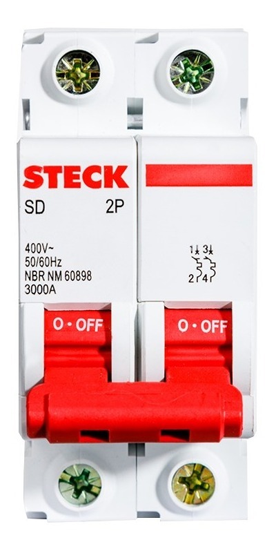 TERMICA 2X16A C 3KA STECK - SDD62C16