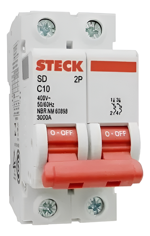 TERMICA 2X16A C 3KA STECK - SDD62C16