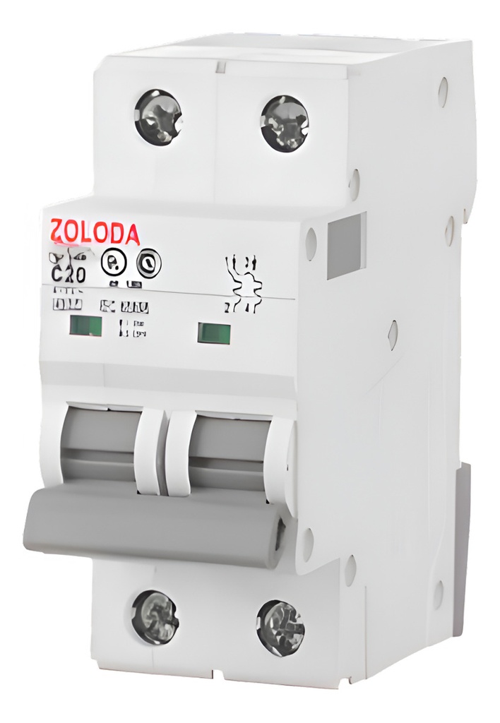 TERMICA 2X20A 4,5KA C ZOLODA - ACB220C4,5