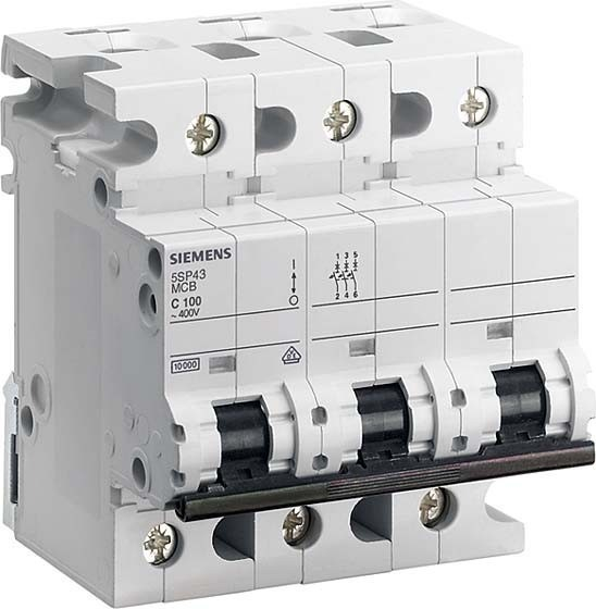 TERMICA 3X100A 10KA C SIEMENS - 5SP4391-7