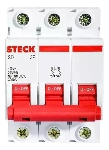 TERMICA 3X50A C 3KA STECK - SDD63C50