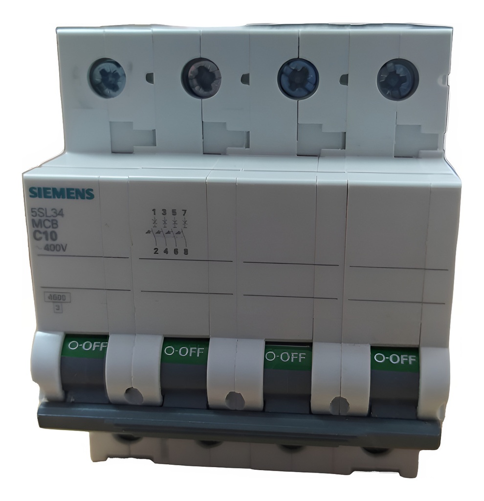 TERMICA 4X10A 4,5KA C SIEMENS - 5SL3410-7MB