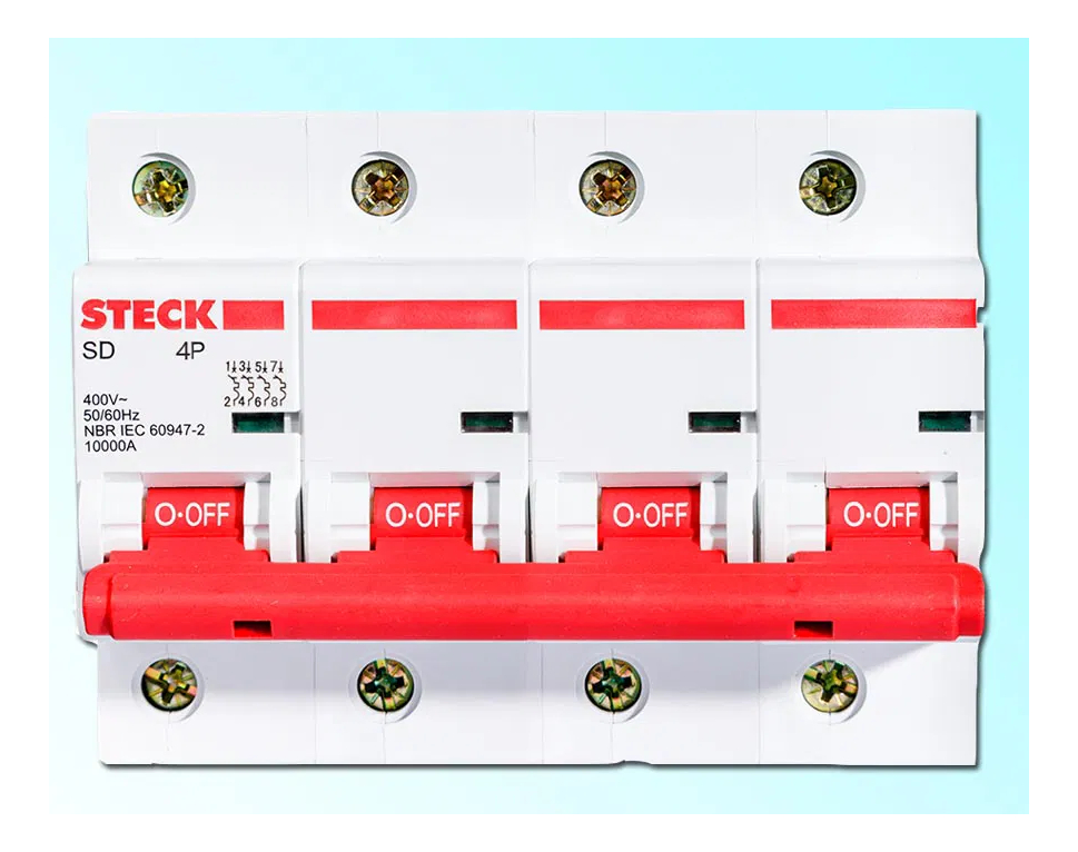 TERMICA 4X125A C 10KA SD4 STECK - SDD4C125