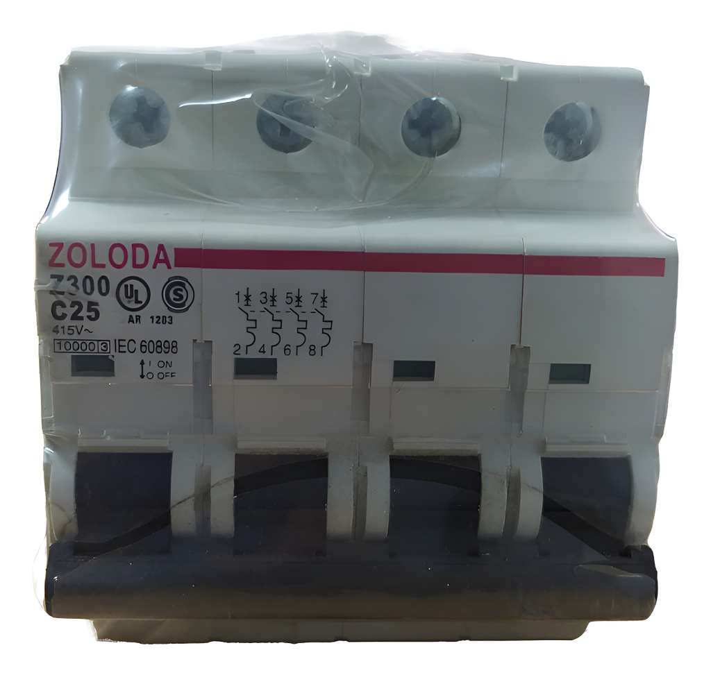 TERMICA 4X16A 4,5KA C ZOLODA - ACB416C4,5