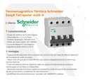 TERMICA 4X20A 4,5KA C SCHNEIDER - EZ9F34420