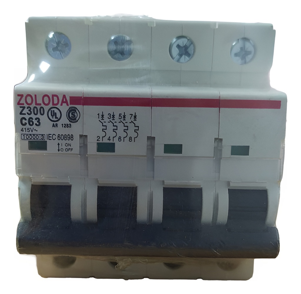 TERMICA 4X50A 4,5KA C ZOLODA - ACB450C4,5