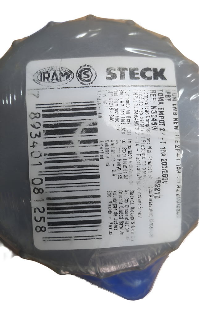 TOMA EMBUTIR 2P+T 16A 250V 6H IP67 STECK - N3046W