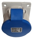 TOMA EMBUTIR 2P+T 32A 200V/250V 6H AZ STECK - N3246