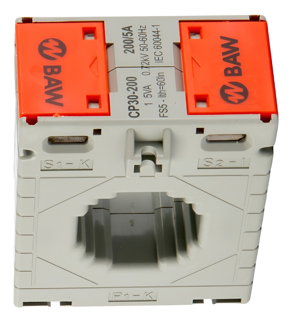 TRANSFORMADOR TI 200/5A BORNERA BAW - CP30-200