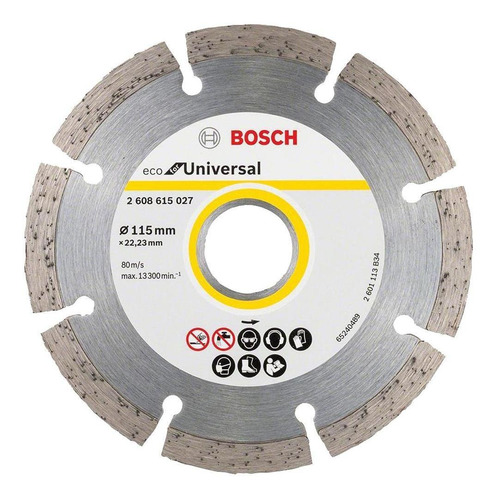 DISCO DIAMANTADO ECO 115MM BOSCH - 2608615027