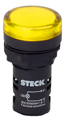 PILOTO LED AMARILLO 24V AC/DC STECK - SLDS243