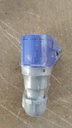 ACOPLE 2P+T 16A 200/250V 6H IP44 AZUL STECK - H3056