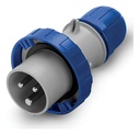 FICHA 2P+T 63A 220V 6H OPTIMA  IP67 SCAME - 218-6333