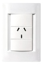 LLAVE CIVIL 1 TOMA 10A BLANCO KALOP - KS40752
