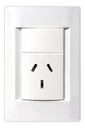LLAVE CIVIL 1 TOMA 20A BLANCO KALOP - KS40759