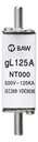 FUSIBLE ACR NH T000 125A 500V-50HZ GL BAW - NT000125