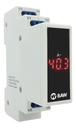 AMPERIMETRO DIGITAL 1 MOD. 3 DIG. 50A 80-500VCA ROJO BAW - AMD50CA4