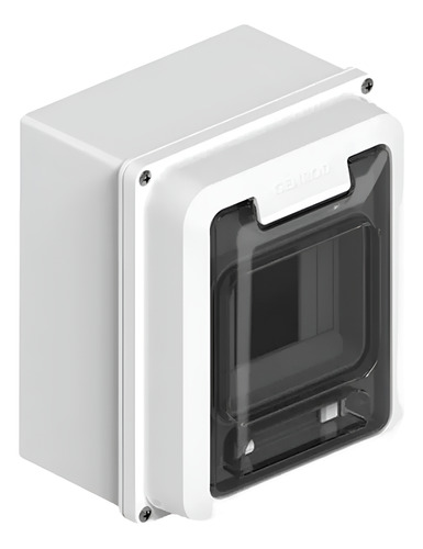 [2728] CAJA P/TERMICA PILASTRA 4 BOCAS IP65 BLANCA GENROD - 045001B