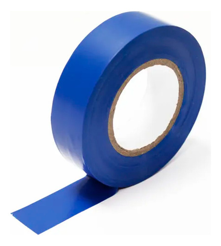 [8205] CINTA ADHESIVA AZUL PVC 19MM X 20MTS AE - CA19 AZ