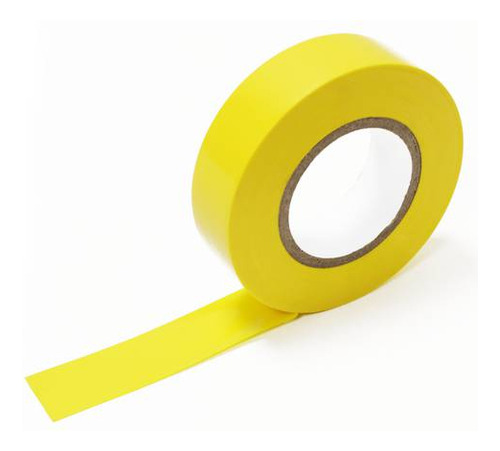 [8728] CINTA ADHESIVA AMARILLA PVC 19MM X 20MTS AE - CA19 AM