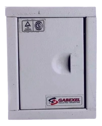 [2557] GABINETE METALICO EMB.  4 MOD. PUERTA RAS GABEXEL - GPE 4