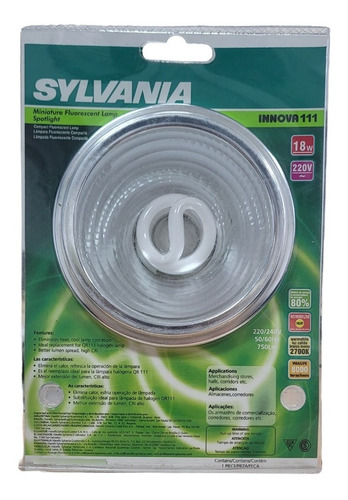 [8291] LAMPARA FLUOR. INNOVA 18W GU10 (D) SYLVANIA - LASY111