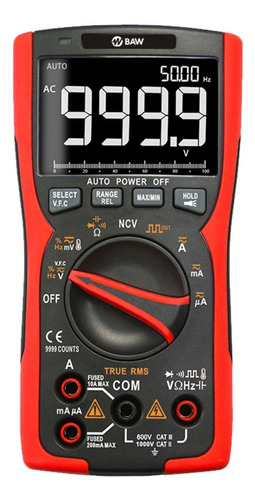 [9311] MULTIMETRO TRMS 750VCA 1000VCC BAW - RM777