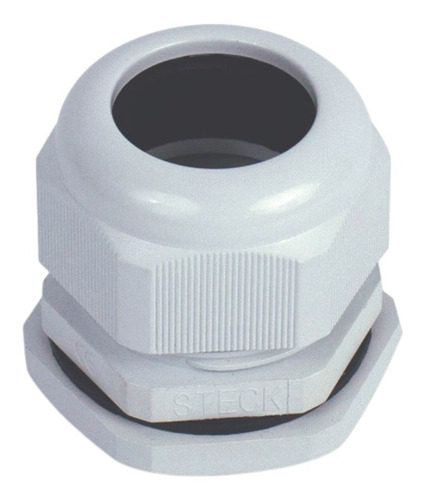 [6482] PRENSACABLE BSP3/8` ALETADO CZ ROSCA CORTA S851CI - STECK - S851CI