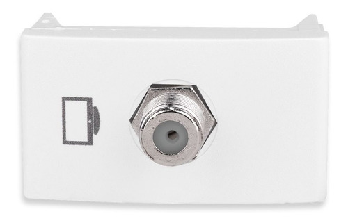 [4116] MODULO TOMA PROLONG. CATV PIN FINO BLANCO KALOP - KL40291