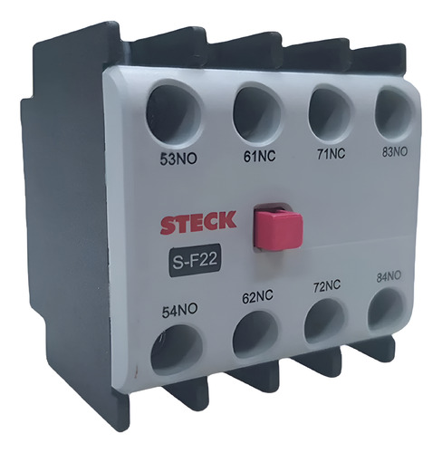 [6187] CONTACTO AUX P/CONT SD2 2NA+2NC 4P FRONTAL STECK - SF22