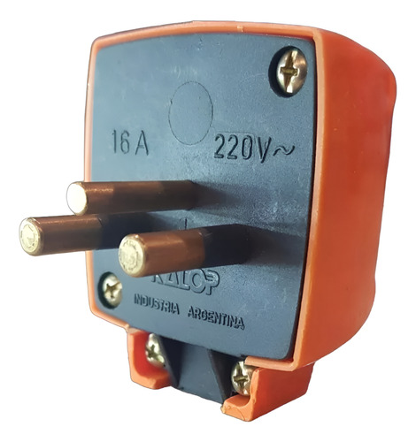 [4047] FICHA INDUSTRIAL 2X16A C/TIERRA KALOP - KL48001
