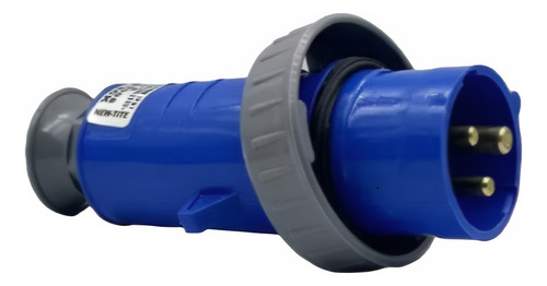 [6294] FICHA 2P+T 16A 250V 6H EXTRAP. IP67 STECK - S3076W