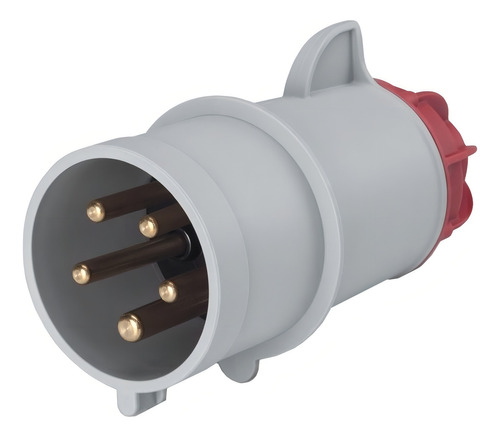 [8912] FICHA 3P+N+T 16A 380V 6H XENIA IP44 SCAME - 214-1637