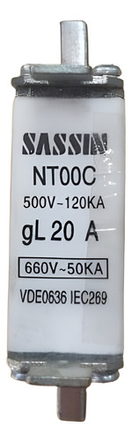[7616] FUSIBLE NH T00 20A 120KA - 3173