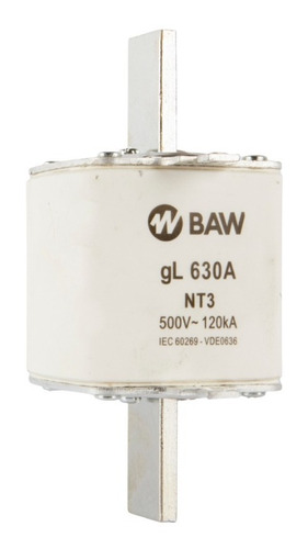 [8111] FUSIBLE ACR NH T03 630A 500V-50HZ GL BAW - NT3630