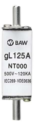 [8190] FUSIBLE ACR NH T000 125A 500V-50HZ GL BAW - NT000125
