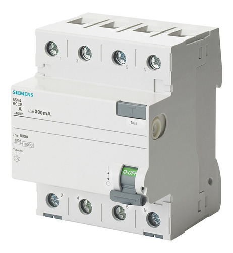[8285] DISYUNTOR 4X40A 300MA AC SIEMENS - 5SV4644-0