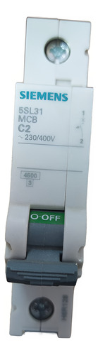 [5904] TERMICA 1X2A 4,5KA C SIEMENS - 5SL3102-7MB