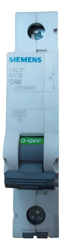 [5907] TERMICA 1X40A 4,5KA C SIEMENS - 5SL3140-7MB