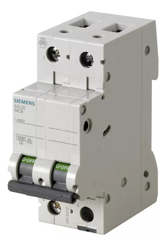 [5912] TERMICA 2X10A 4,5KA C SIEMENS - 5SL3210-7MB