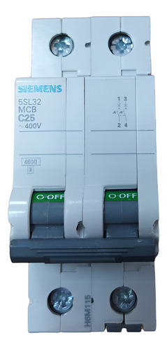 [5916] TERMICA 2X25A 4,5KA C SIEMENS - 5SL3225-7MB