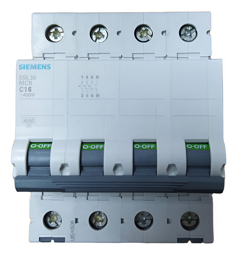 [5938] TERMICA 4X16A 4,5KA CSIEMENS - 5SL3416-7MB